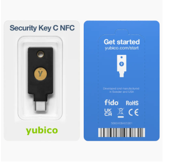 Yubico FIDOセキュリティキー C NFC (USB-C)