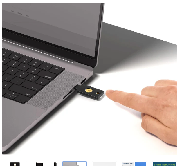 Yubico FIDOセキュリティキー C NFC (USB-C)