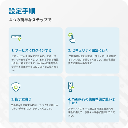 Yubico FIDOセキュリティキー C NFC (USB-C)